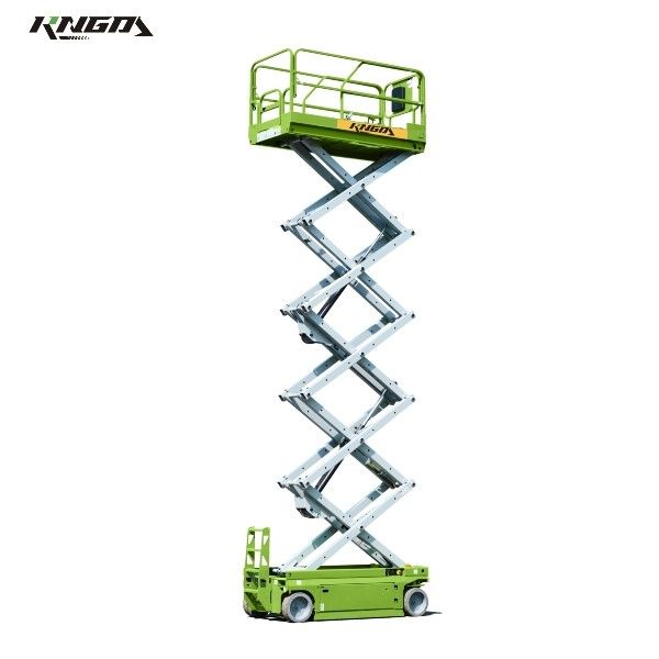 Automatic Braking System 2WD Scissor Lift Platform Height 10m 24V DC