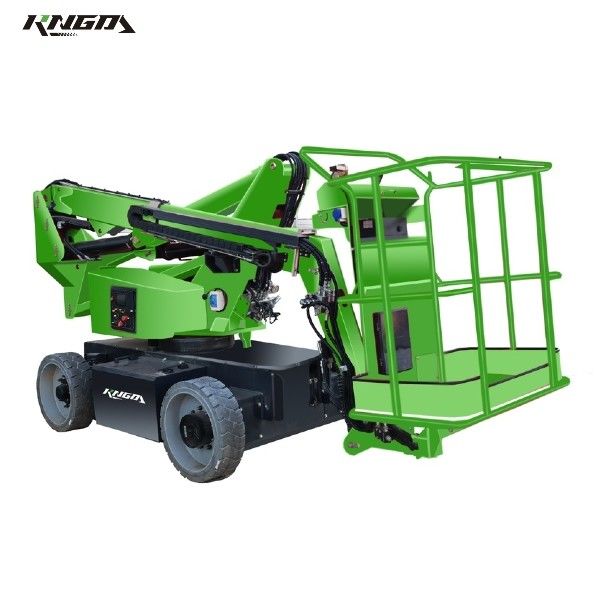 Max Working Height 22m Articulating Boom Lift Weight Machine 8800Kg